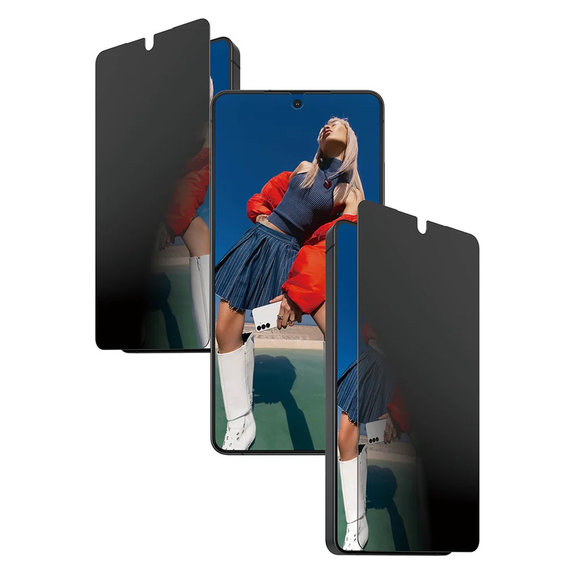 Kaljeno staklo UWF 2-Way Privacy s Fastfit In-A-Box za Samsung Galaxy S26 Ultra, Prozirna, PanzerGlass