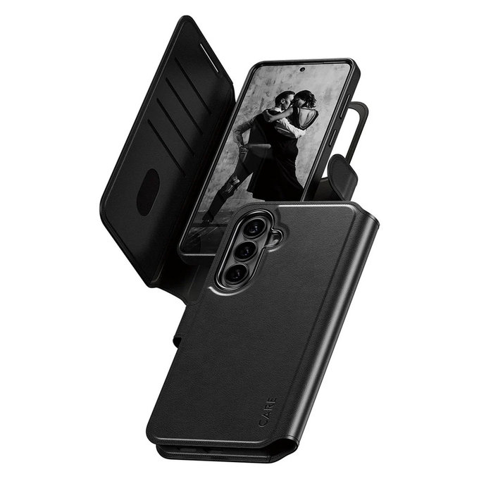 Maska Tango Wallet Two-In-One s QI za Samsung Galaxy S26+, Crna, PanzerGlass