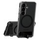 Maska Kickstand s crnim QI za Samsung Galaxy S26, Prozirna, PanzerGlass