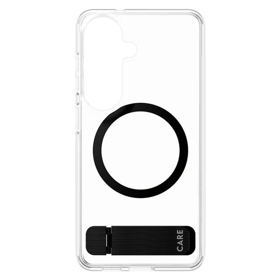 Maska Kickstand s crnim QI za Samsung Galaxy S26, Prozirna, PanzerGlass