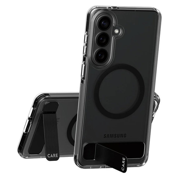 Maska Kickstand s crnim QI za Samsung Galaxy S26+, Crna, PanzerGlass