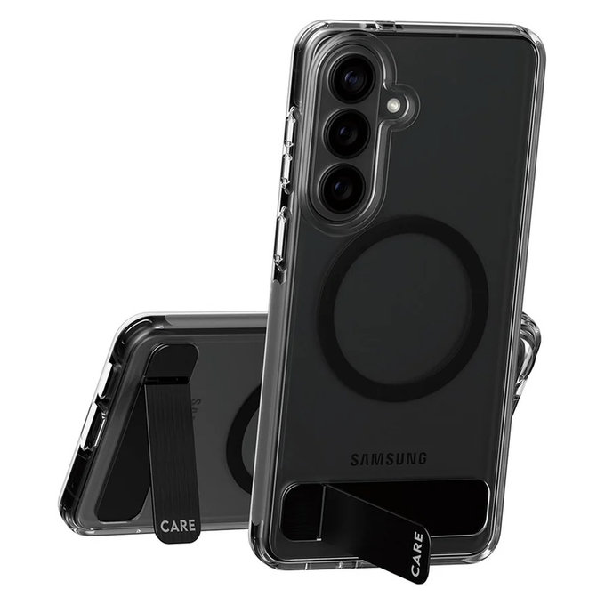 Maska Kickstand s crnim QI za Samsung Galaxy S26+, Crna, PanzerGlass