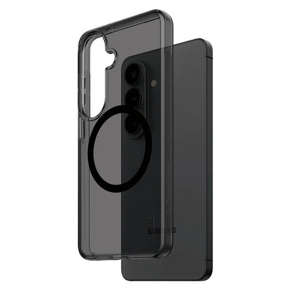 Maska Smokey s crnim QI za Samsung Galaxy S26, Crna, PanzerGlass