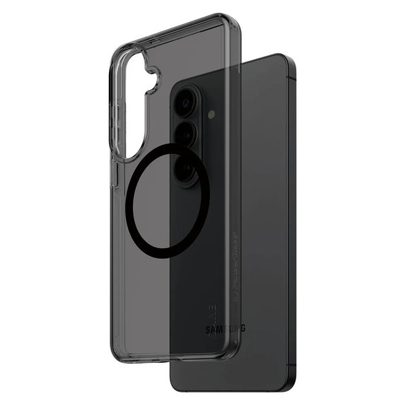 Maska Smokey s crnim QI za Samsung Galaxy S26+, Crna, PanzerGlass