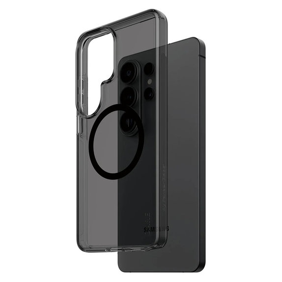 Maska Smokey s crnim QI za Samsung Galaxy S26 Ultra, Crna, PanzerGlass