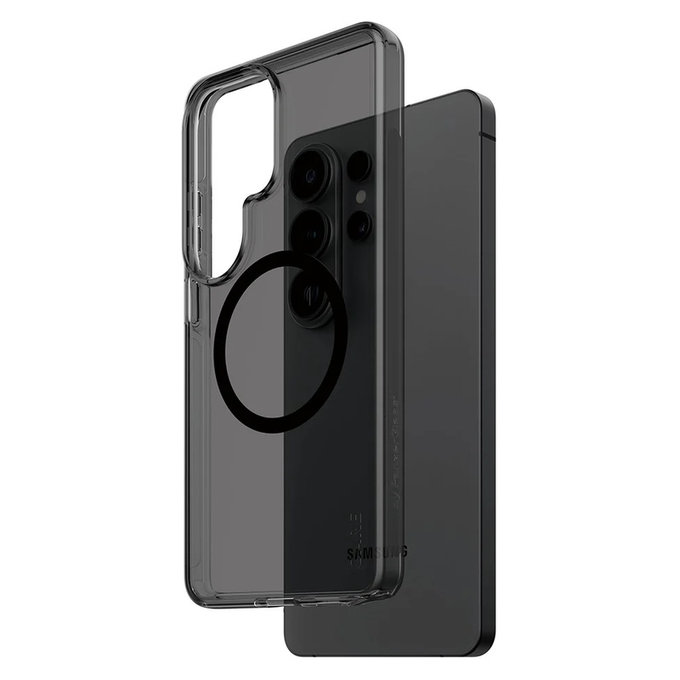 Maska Smokey s crnim QI za Samsung Galaxy S26 Ultra, Crna, PanzerGlass