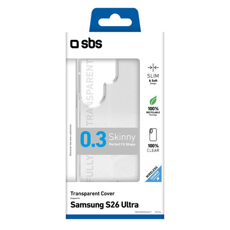 SBS - Skinny futrola za Samsung Galaxy S26 Ultra, prozirne