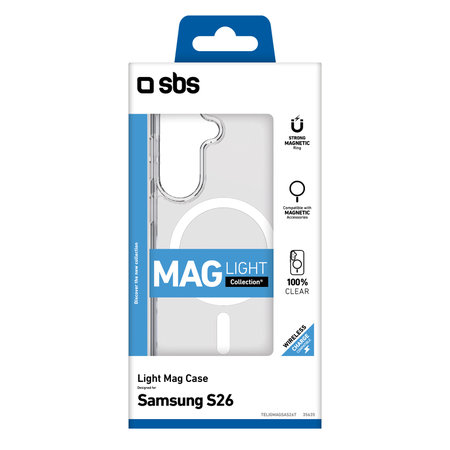 SBS - Maska Light Mag za Samsung Galaxy S26, prozirne
