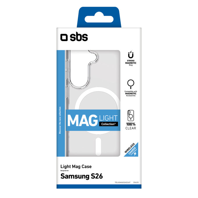 SBS - Maska Light Mag za Samsung Galaxy S26, prozirne
