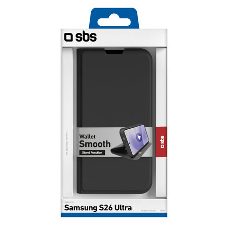 SBS - Book Wallet Smooth futrola za Samsung Galaxy S26 Ultra, crna