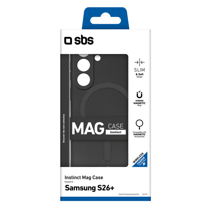SBS - Maska Instinct Mag zaSamsung Galaxy S26+, crna