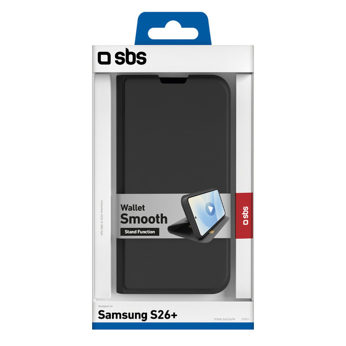 SBS - Book Wallet Smooth futrola za Samsung Galaxy S26+, crna