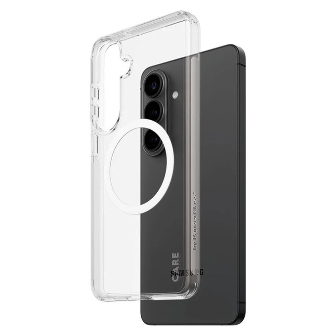 Maska Urban Explorer s bijelim QI za Samsung Galaxy S26+, Prozirna, PanzerGlass