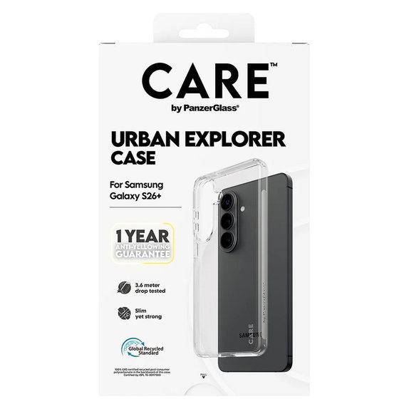Maska Urban Explorer za Samsung Galaxy S26+, Transaparentná, PanzerGlass