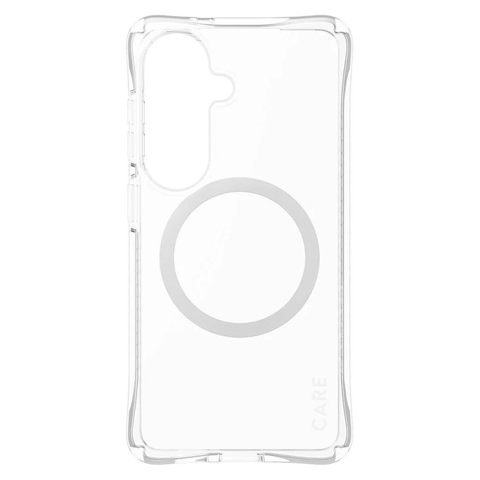 Maska Samba s bijelim QI za Samsung Galaxy S26, Prozirna, PanzerGlass