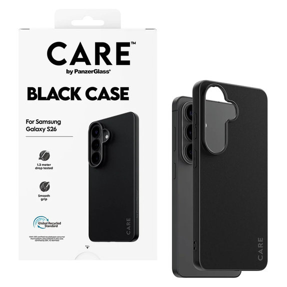 Maska TPU za Samsung Galaxy S26, Crna, PanzerGlass