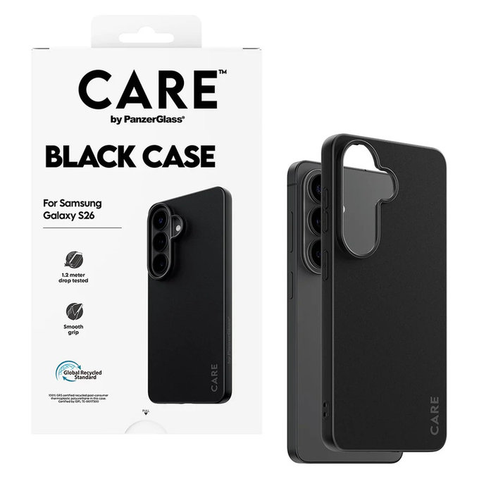 Maska TPU za Samsung Galaxy S26, Crna, PanzerGlass