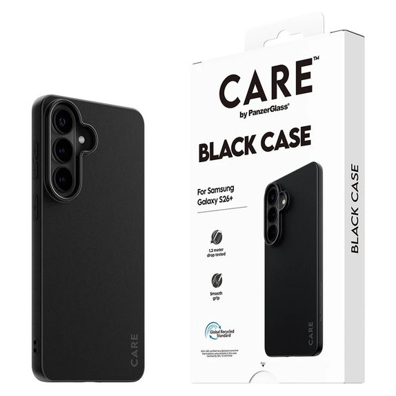 Maska TPU za Samsung Galaxy S26+, Crna, PanzerGlass
