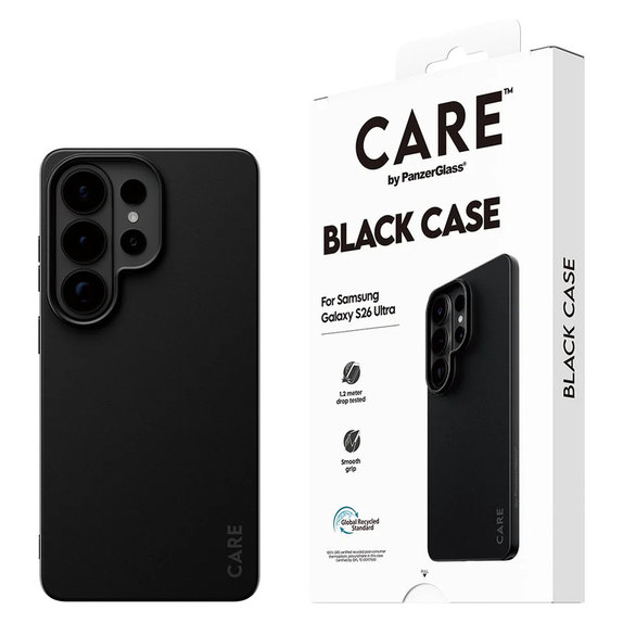 Maska TPU za Samsung Galaxy S26 Ultra, Crna, PanzerGlass