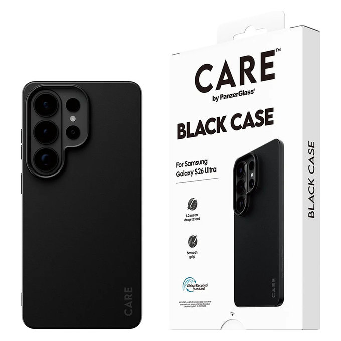 Maska TPU za Samsung Galaxy S26 Ultra, Crna, PanzerGlass