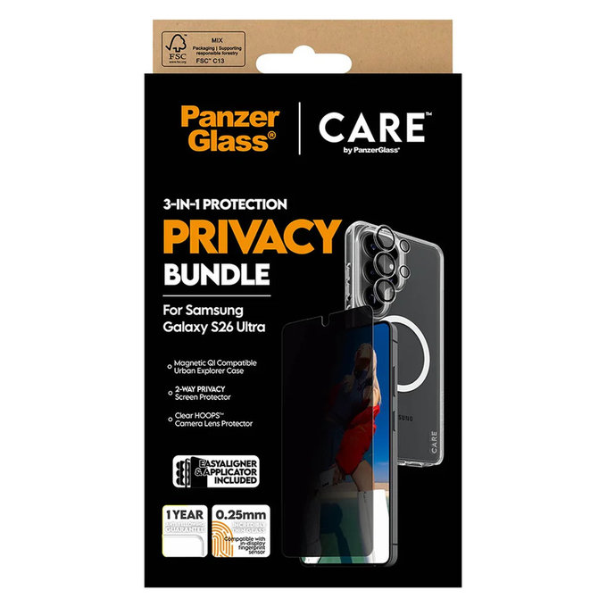 Bundle Privacy 3u1 za Samsung Galaxy S26 Ultra, PanzerGlass