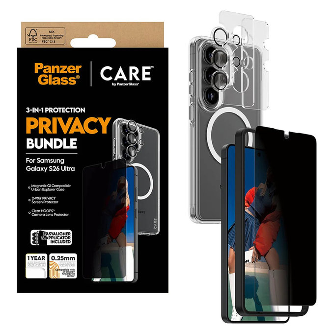 Bundle Privacy 3u1 za Samsung Galaxy S26 Ultra, PanzerGlass
