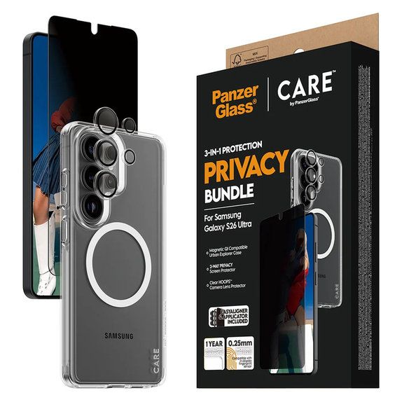 Bundle Privacy 3u1 za Samsung Galaxy S26 Ultra, PanzerGlass