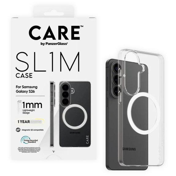 Maska SL1M za Samsung S26, transparent, CARE