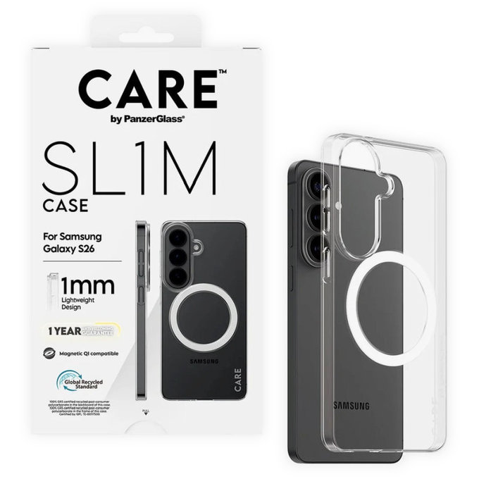 Maska SL1M za Samsung S26, transparent, CARE