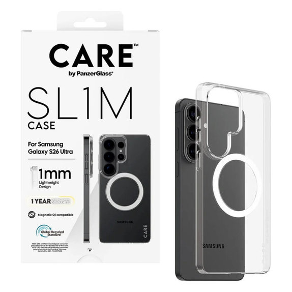 Maska SL1M za Samsung Galaxy S26 Ultra, prozirna, PanzerGlass
