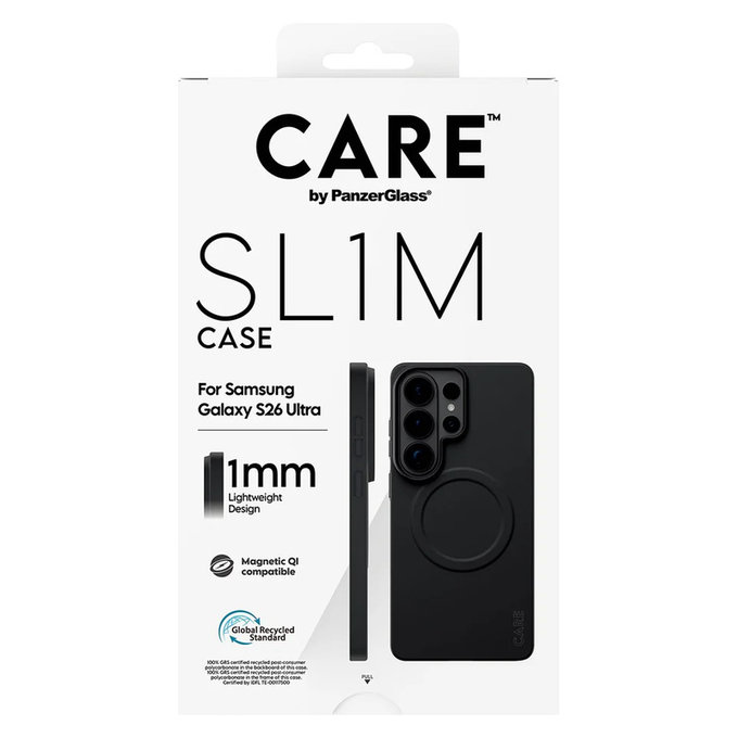 Maska SL1M za Samsung Galaxy S26 Ultra, Crna, PanzerGlass