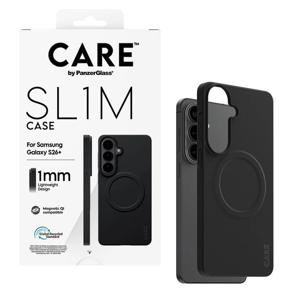Maska SL1M za Samsung Galaxy S26+, Crna, PanzerGlass