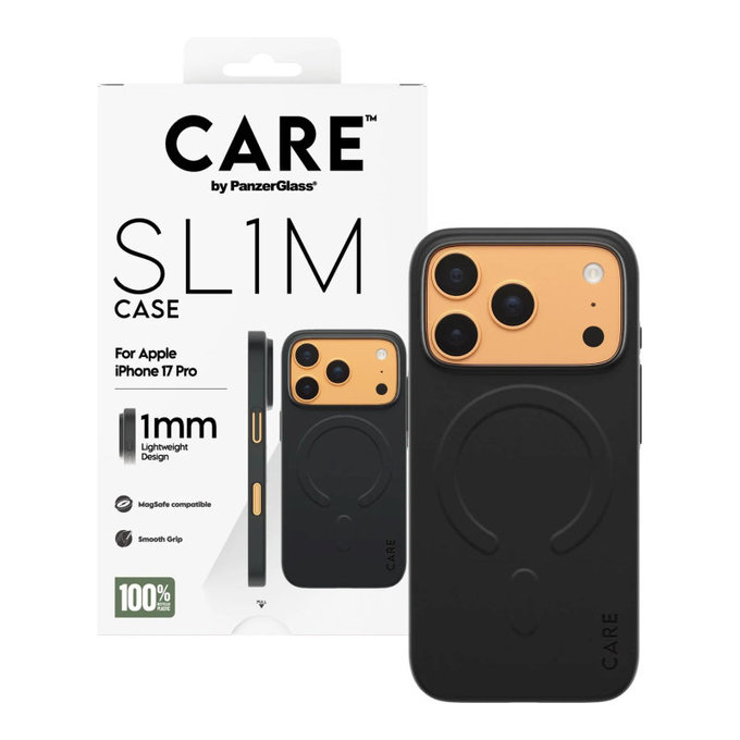 Maska SL1M za iPhone 17 Pro, crna, PanzerGlass