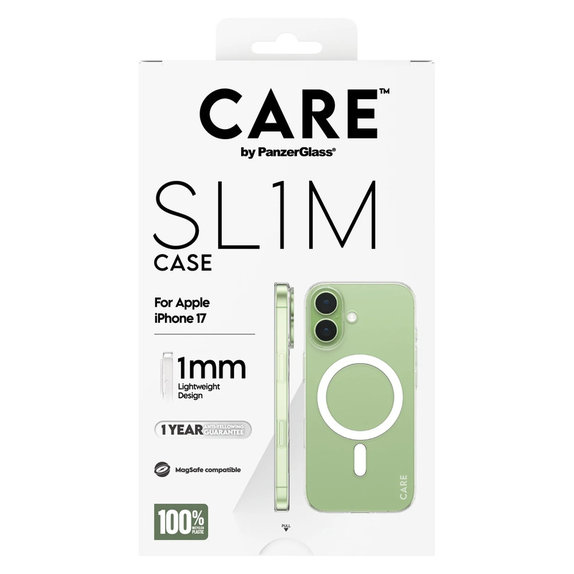 Maska SL1M za iPhone 17, Prozirna, PanzerGlass