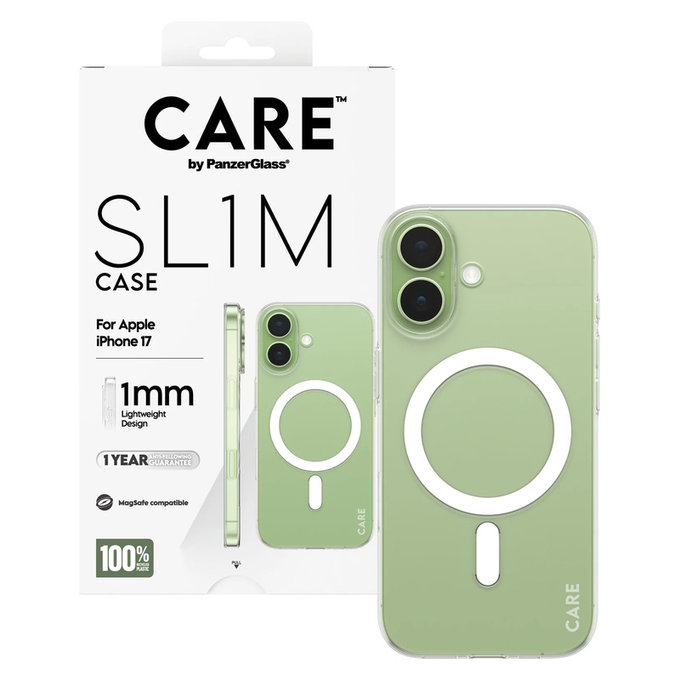 Maska SL1M za iPhone 17, Prozirna, PanzerGlass