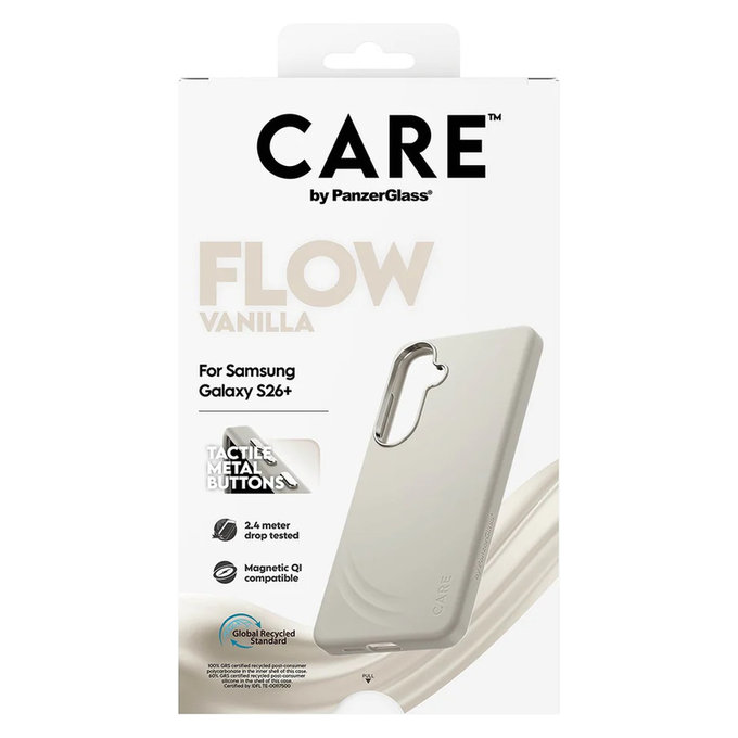 Maska FLOW s QI za Samsung Galaxy S26+, Vanilla, PanzerGlass