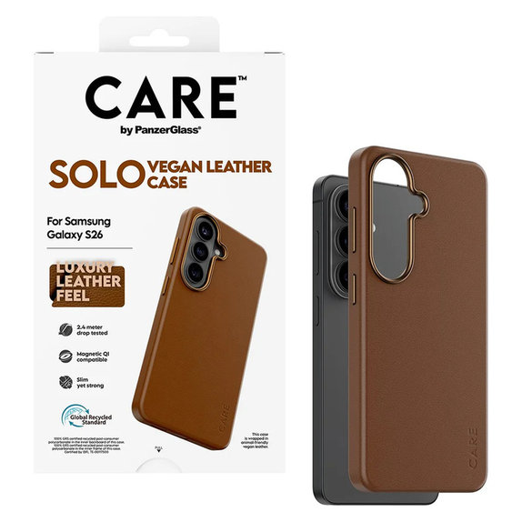 Maska Solo za Samsung Galaxy S26, Hnedé, PanzerGlass