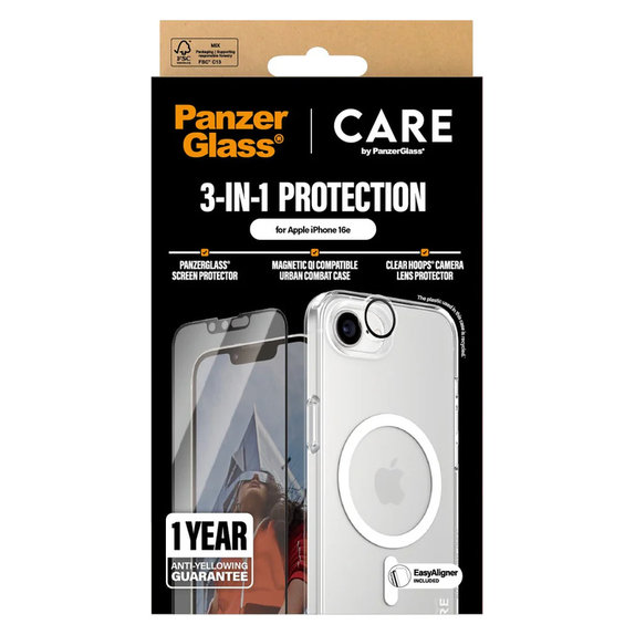Bundle 3u1 za iPhone 17e/16e, PanzerGlass
