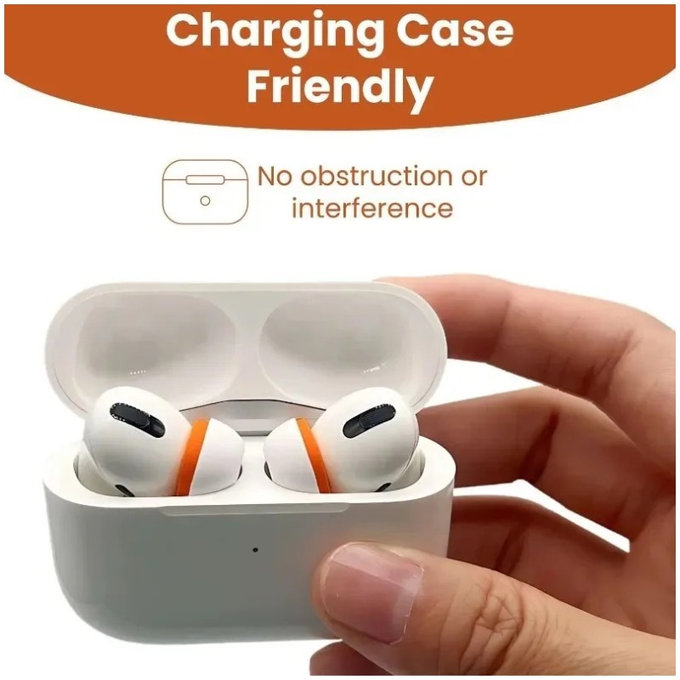 Zamjenski silikonski nastavci za uši za AirPods 3 Pro, Memory Foam, set (L, M, S), bijela