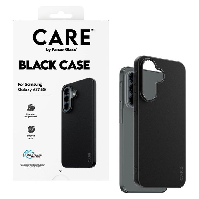 Maska TPU za Samsung A37, crna, CARE