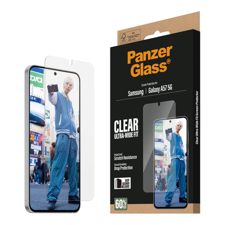 PanzerGlass - UWF kaljeno staklo s aplikatorom za Samsung Galaxy A57, prozirno