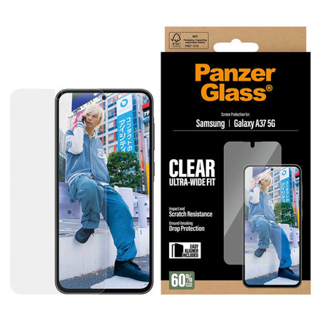 PanzerGlass - UWF kaljeno staklo s aplikatorom za Samsung Galaxy A37, prozirno