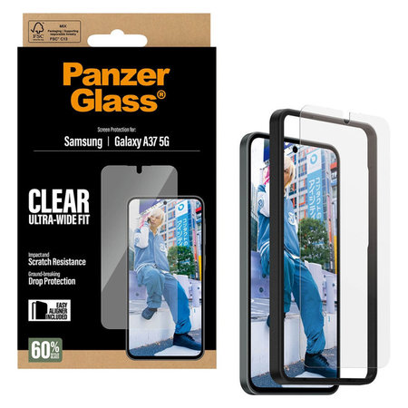 PanzerGlass - UWF kaljeno staklo s aplikatorom za Samsung Galaxy A37, prozirno