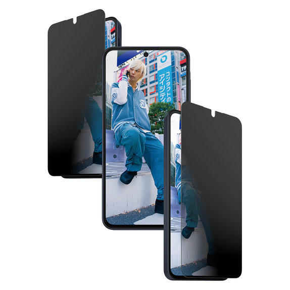 Kaljeno staklo UWF Privacy s aplikatorom za Samsung Galaxy A37, Prozirna, PanzerGlass
