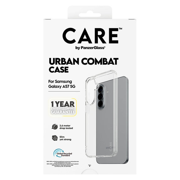Maska Urban Combat za Samsung Galaxy A57, Prozirna, PanzerGlass