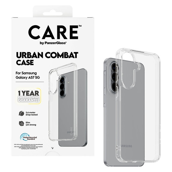 Maska Urban Combat za Samsung Galaxy A57, Prozirna, PanzerGlass