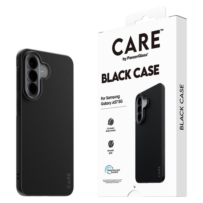 Maska TPU za Samsung Galaxy A57, Crna, PanzerGlass