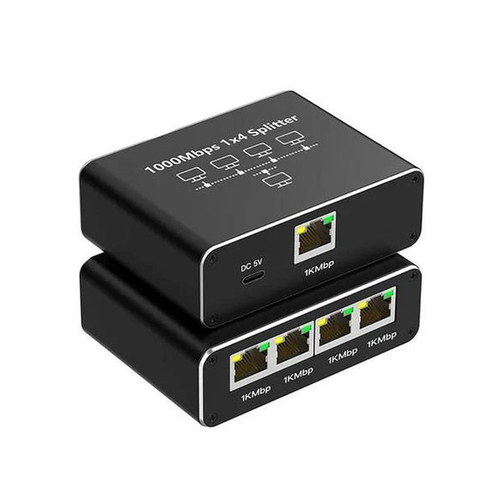 Gigabitni Ethernet switch s 4 porta, RJ45, 1000 Mbps