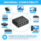 Gigabitni Ethernet switch s 4 porta, RJ45, 1000 Mbps