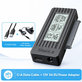 USB-C / USB 3.0 na SATA adapter za HDD/SSD sa zaslonom, 12V/3A EU